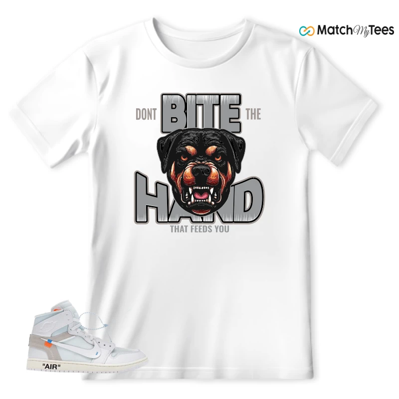 NEKE AIR JORDAN 1 RETRO HIGH OG VIRGIL ABLOH ARCHIVE ALASKA SNEAKER Matching Tees t-shirt