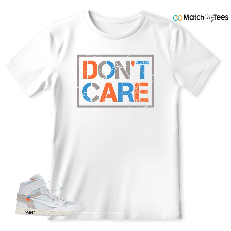 NEKE AIR JORDAN 1 RETRO HIGH OG VIRGIL ABLOH ARCHIVE ALASKA SNEAKER Matching Tees t-shirt