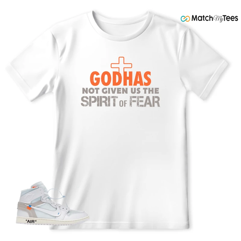 NEKE AIR JORDAN 1 RETRO HIGH OG VIRGIL ABLOH ARCHIVE ALASKA SNEAKER Matching Tees t-shirt