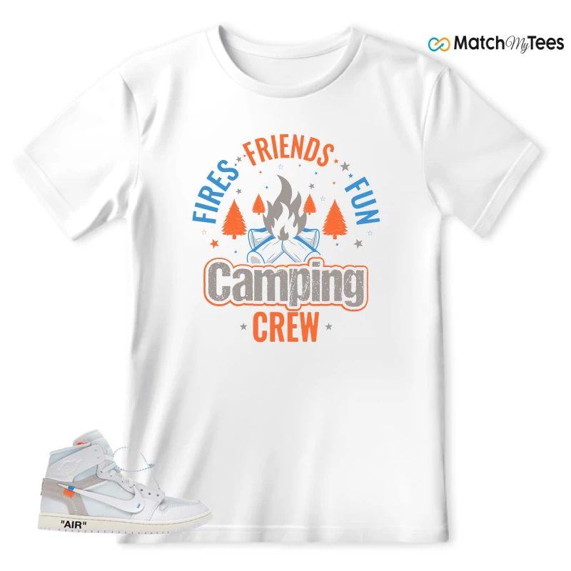 NEKE AIR JORDAN 1 RETRO HIGH OG VIRGIL ABLOH ARCHIVE ALASKA SNEAKER Matching Tees t-shirt