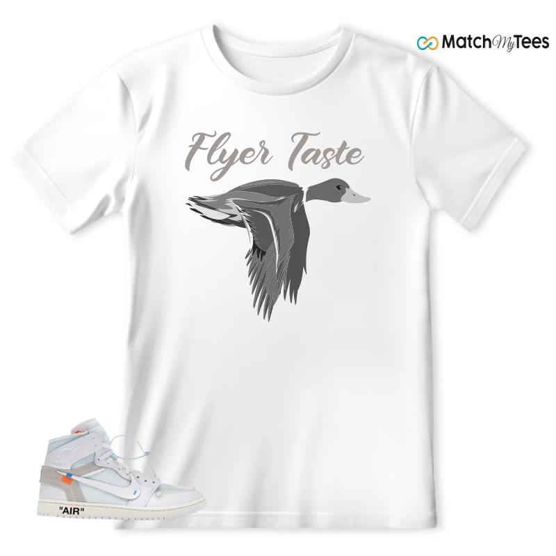NEKE AIR JORDAN 1 RETRO HIGH OG VIRGIL ABLOH ARCHIVE ALASKA SNEAKER Matching Tees t-shirt