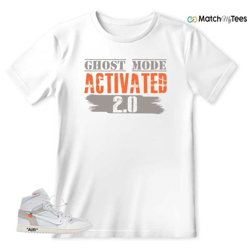 NEKE AIR JORDAN 1 RETRO HIGH OG VIRGIL ABLOH ARCHIVE ALASKA SNEAKER Matching Tees t-shirt