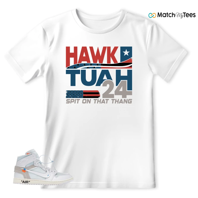 NEKE AIR JORDAN 1 RETRO HIGH OG VIRGIL ABLOH ARCHIVE ALASKA SNEAKER Matching Tees t-shirt