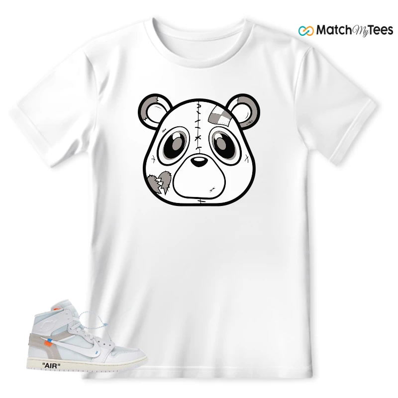 NEKE AIR JORDAN 1 RETRO HIGH OG VIRGIL ABLOH ARCHIVE ALASKA SNEAKER Matching Tees t-shirt