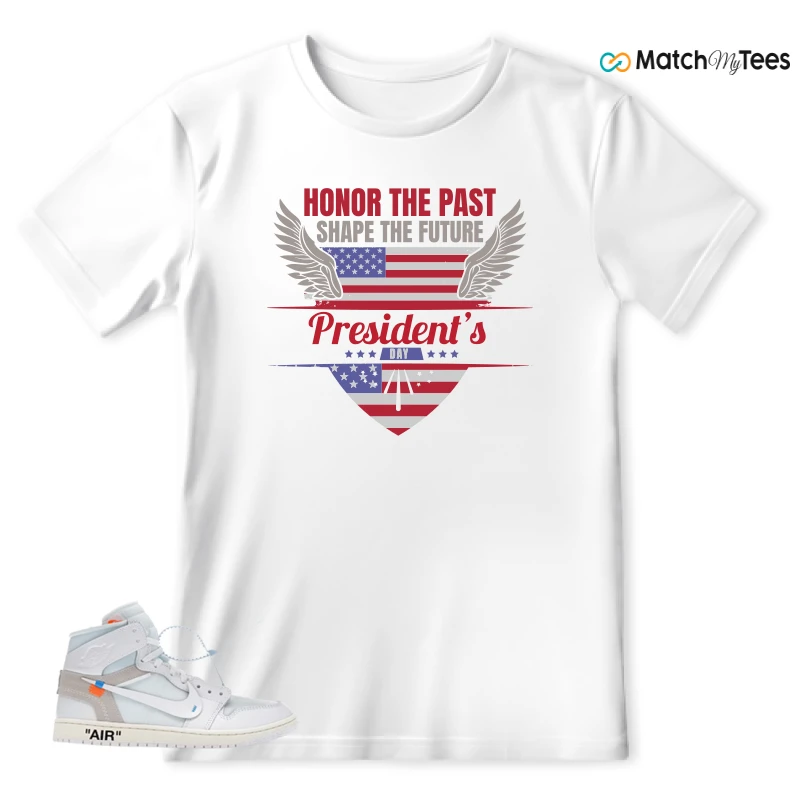 NEKE AIR JORDAN 1 RETRO HIGH OG VIRGIL ABLOH ARCHIVE ALASKA SNEAKER Matching Tees t-shirt