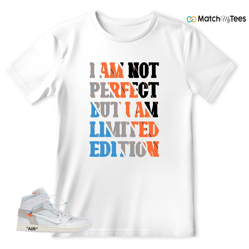 NEKE AIR JORDAN 1 RETRO HIGH OG VIRGIL ABLOH ARCHIVE ALASKA SNEAKER Matching Tees t-shirt