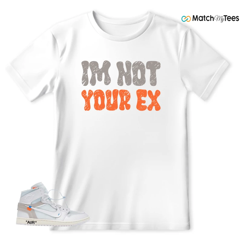 NEKE AIR JORDAN 1 RETRO HIGH OG VIRGIL ABLOH ARCHIVE ALASKA SNEAKER Matching Tees t-shirt