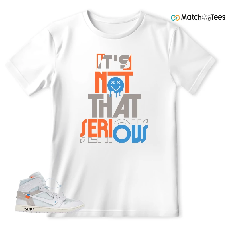NEKE AIR JORDAN 1 RETRO HIGH OG VIRGIL ABLOH ARCHIVE ALASKA SNEAKER Matching Tees t-shirt