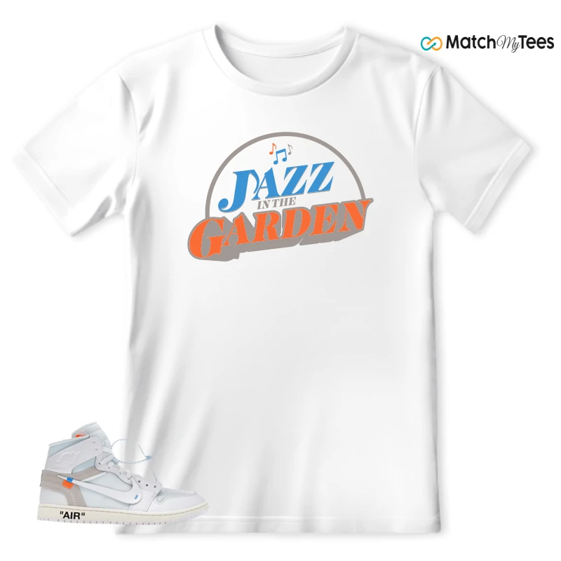 NEKE AIR JORDAN 1 RETRO HIGH OG VIRGIL ABLOH ARCHIVE ALASKA SNEAKER Matching Tees t-shirt
