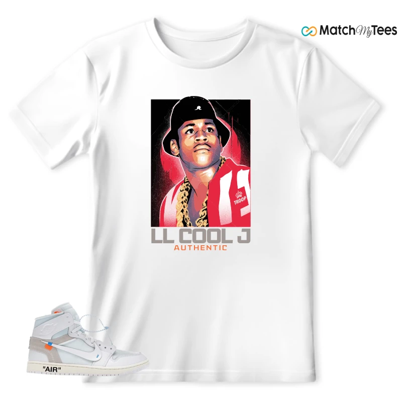 NEKE AIR JORDAN 1 RETRO HIGH OG VIRGIL ABLOH ARCHIVE ALASKA SNEAKER Matching Tees t-shirt