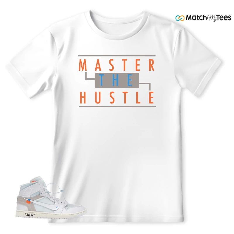 NEKE AIR JORDAN 1 RETRO HIGH OG VIRGIL ABLOH ARCHIVE ALASKA SNEAKER Matching Tees t-shirt