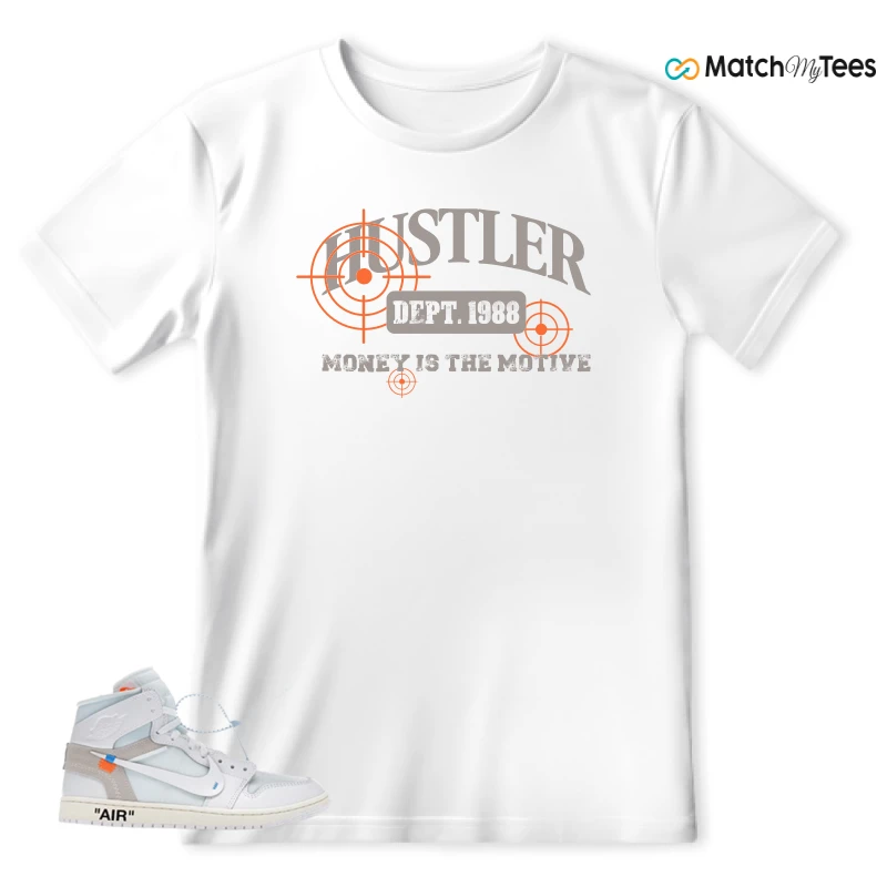 NEKE AIR JORDAN 1 RETRO HIGH OG VIRGIL ABLOH ARCHIVE ALASKA SNEAKER Matching Tees t-shirt