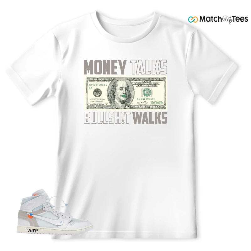 NEKE AIR JORDAN 1 RETRO HIGH OG VIRGIL ABLOH ARCHIVE ALASKA SNEAKER Matching Tees t-shirt