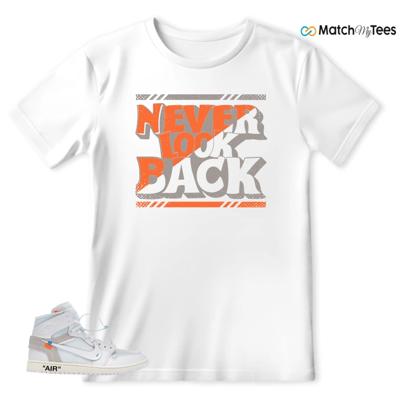NEKE AIR JORDAN 1 RETRO HIGH OG VIRGIL ABLOH ARCHIVE ALASKA SNEAKER Matching Tees t-shirt