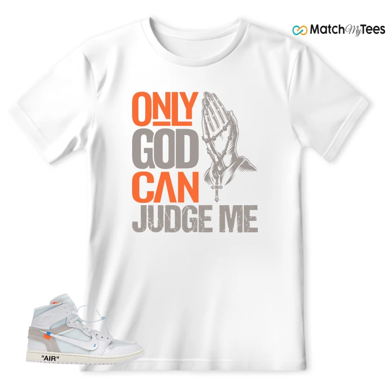 NEKE AIR JORDAN 1 RETRO HIGH OG VIRGIL ABLOH ARCHIVE ALASKA SNEAKER Matching Tees t-shirt