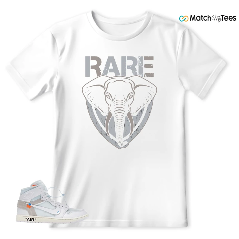 NEKE AIR JORDAN 1 RETRO HIGH OG VIRGIL ABLOH ARCHIVE ALASKA SNEAKER Matching Tees t-shirt