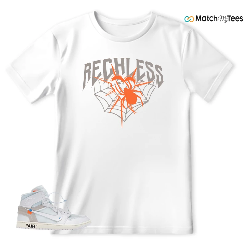 NEKE AIR JORDAN 1 RETRO HIGH OG VIRGIL ABLOH ARCHIVE ALASKA SNEAKER Matching Tees t-shirt