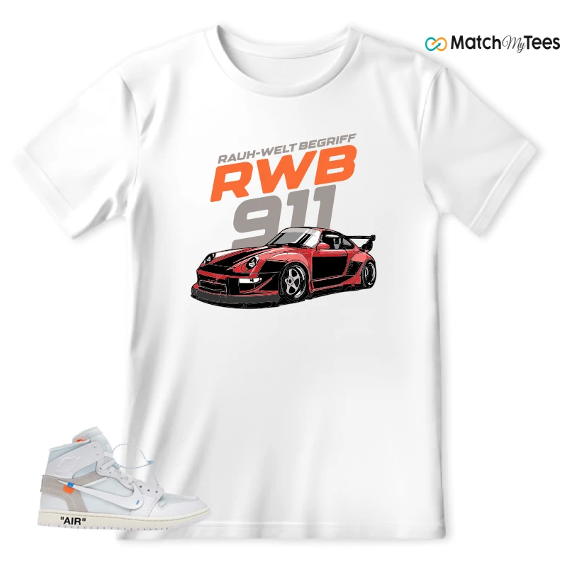 NEKE AIR JORDAN 1 RETRO HIGH OG VIRGIL ABLOH ARCHIVE ALASKA SNEAKER Matching Tees t-shirt