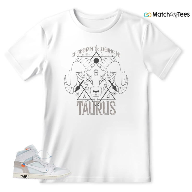 NEKE AIR JORDAN 1 RETRO HIGH OG VIRGIL ABLOH ARCHIVE ALASKA SNEAKER Matching Tees t-shirt