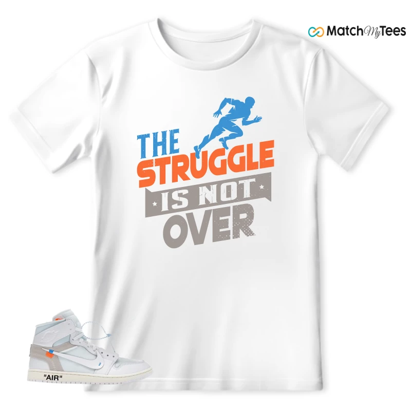 NEKE AIR JORDAN 1 RETRO HIGH OG VIRGIL ABLOH ARCHIVE ALASKA SNEAKER Matching Tees t-shirt