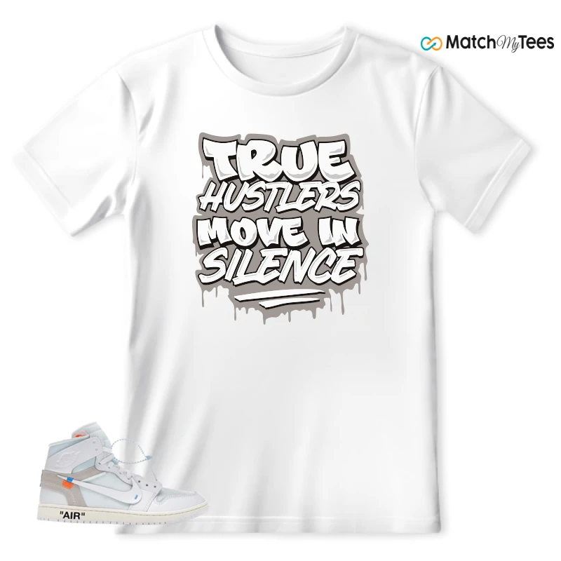 NEKE AIR JORDAN 1 RETRO HIGH OG VIRGIL ABLOH ARCHIVE ALASKA SNEAKER Matching Tees t-shirt