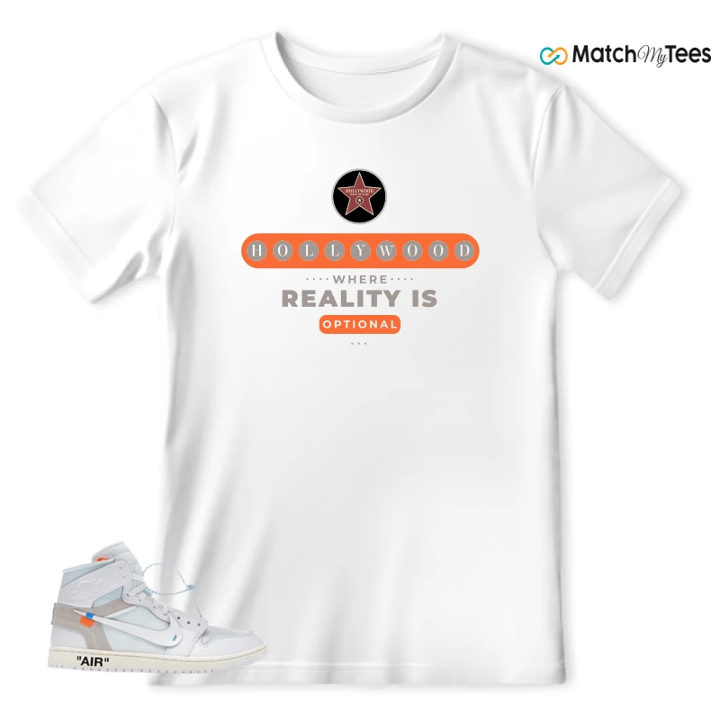 NEKE AIR JORDAN 1 RETRO HIGH OG VIRGIL ABLOH ARCHIVE ALASKA SNEAKER Matching Tees t-shirt