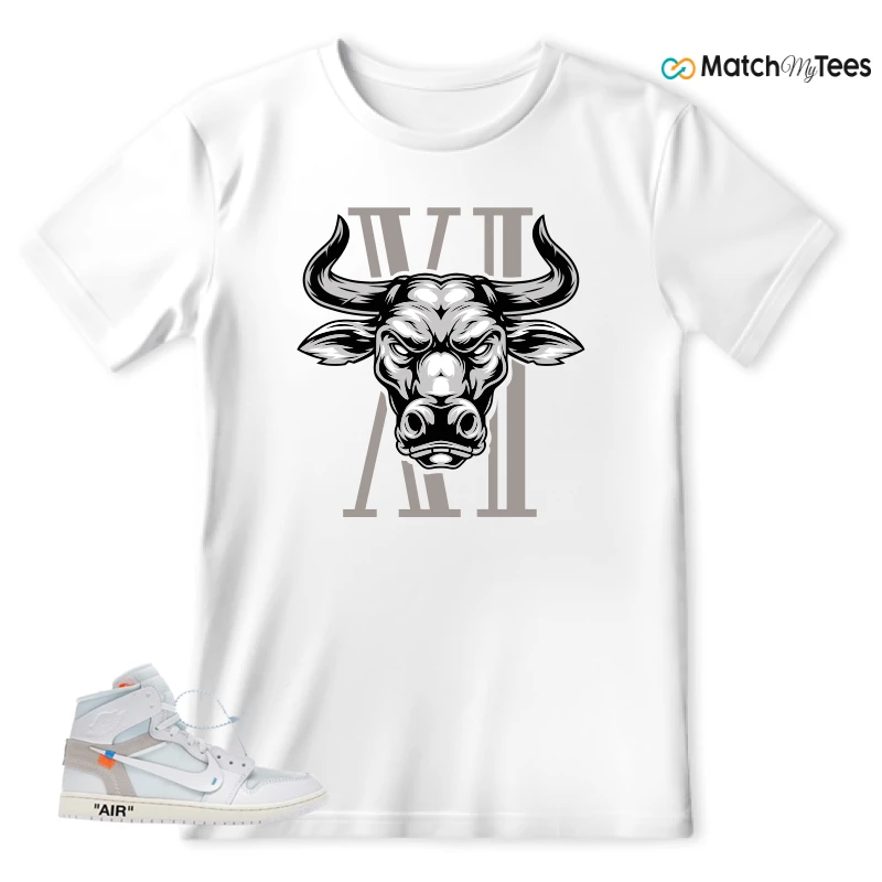 NEKE AIR JORDAN 1 RETRO HIGH OG VIRGIL ABLOH ARCHIVE ALASKA SNEAKER Matching Tees t-shirt