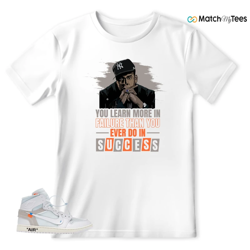 NEKE AIR JORDAN 1 RETRO HIGH OG VIRGIL ABLOH ARCHIVE ALASKA SNEAKER Matching Tees t-shirt