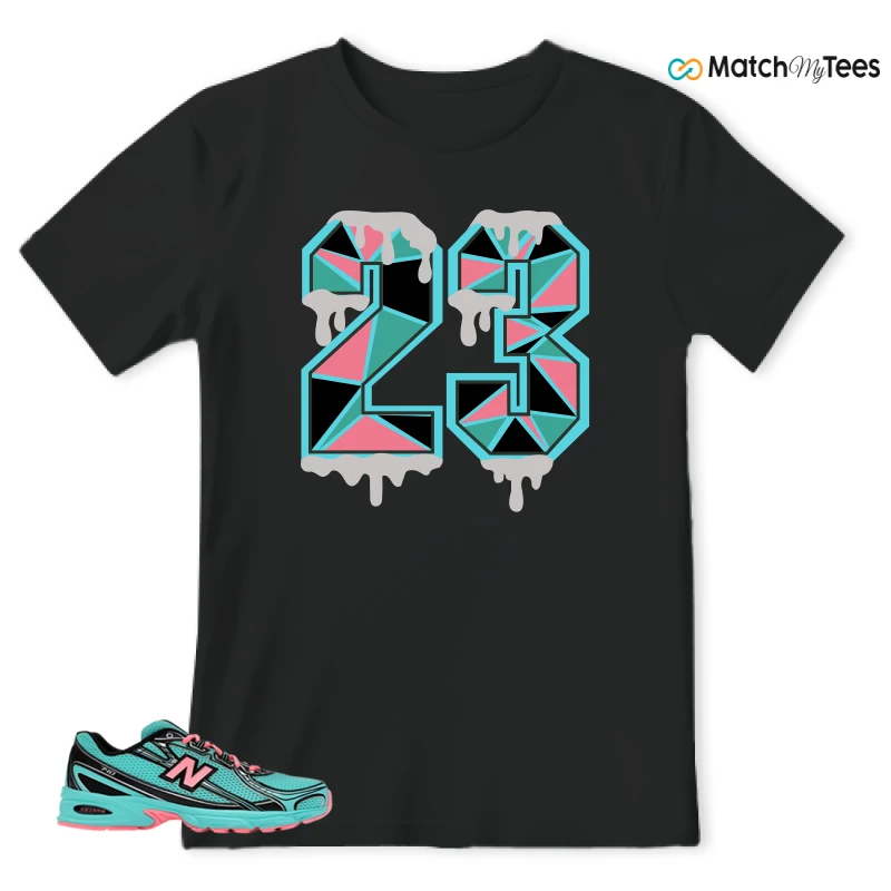 NEW BALANCE 740V2 CYBER JADE SNEAKER Matching Tees t-shirt