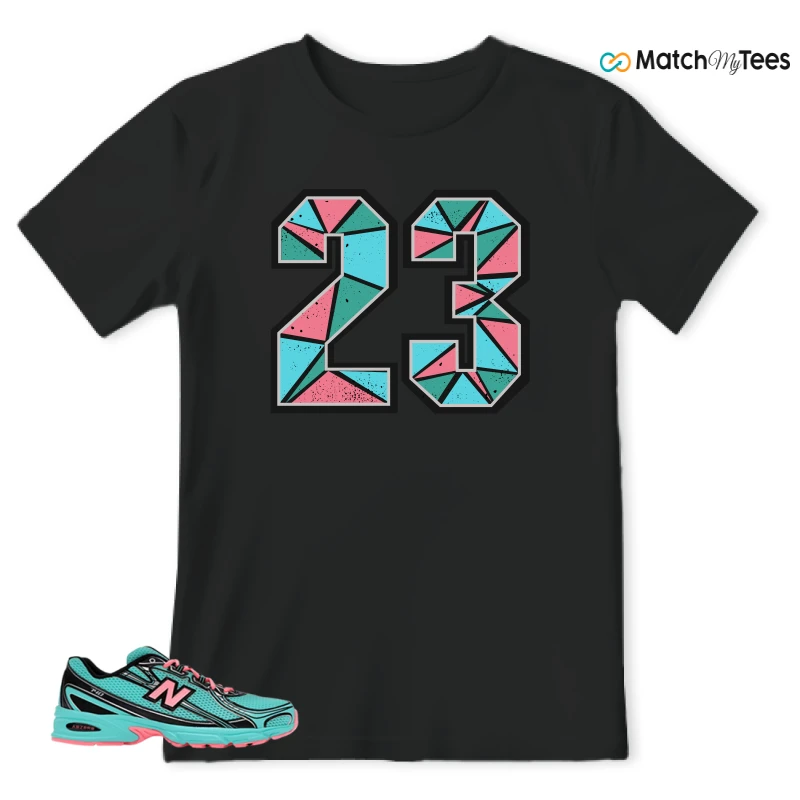NEW BALANCE 740V2 CYBER JADE SNEAKER Matching Tees t-shirt