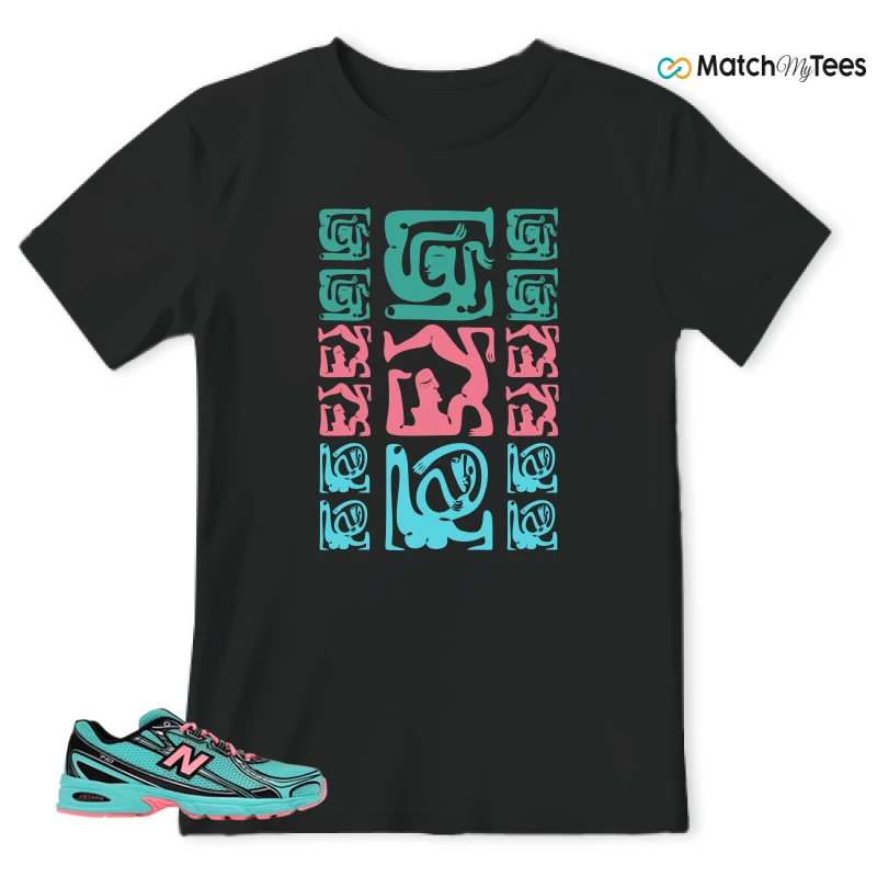 NEW BALANCE 740V2 CYBER JADE SNEAKER Matching Tees t-shirt