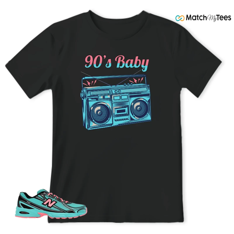 NEW BALANCE 740V2 CYBER JADE SNEAKER Matching Tees t-shirt