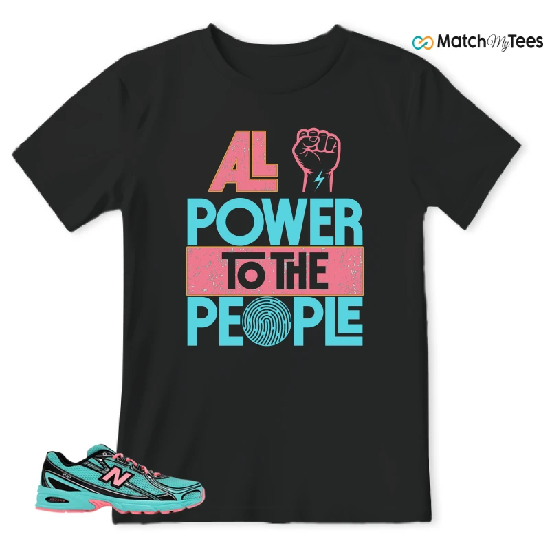NEW BALANCE 740V2 CYBER JADE SNEAKER Matching Tees t-shirt