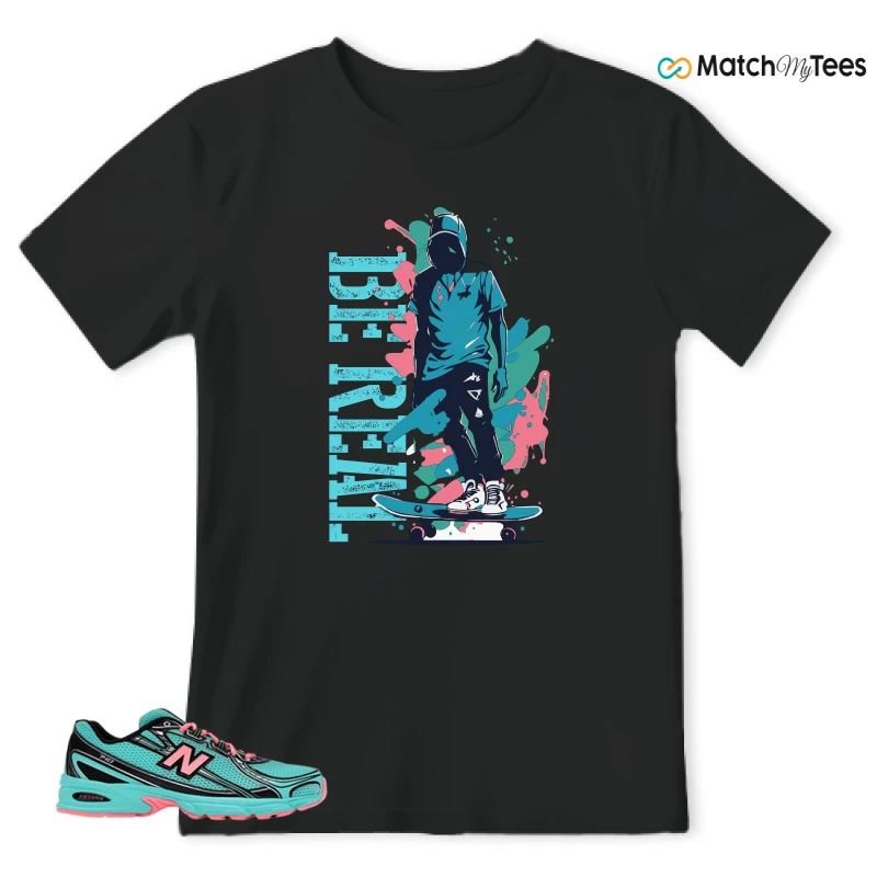 NEW BALANCE 740V2 CYBER JADE SNEAKER Matching Tees t-shirt