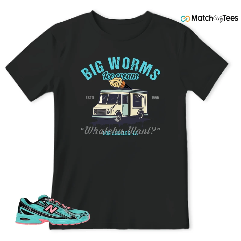 NEW BALANCE 740V2 CYBER JADE SNEAKER Matching Tees t-shirt