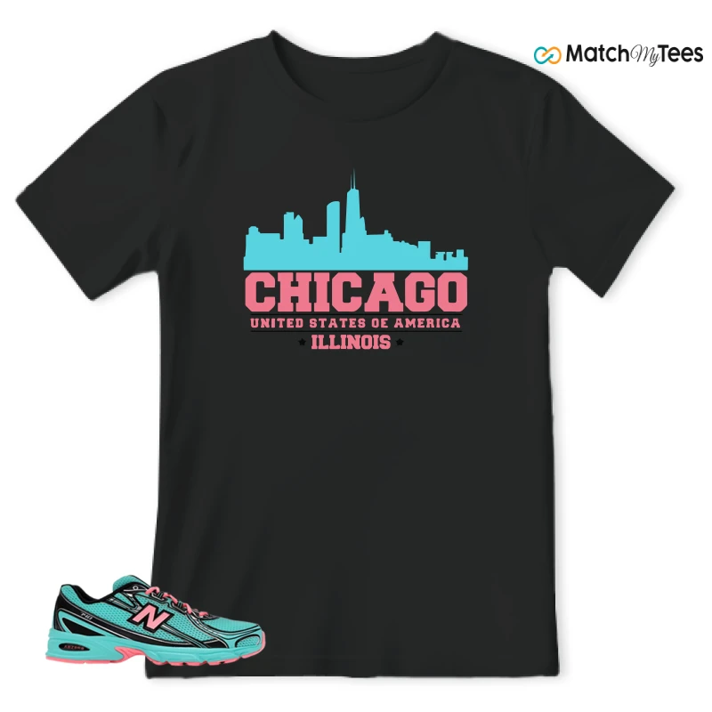NEW BALANCE 740V2 CYBER JADE SNEAKER Matching Tees t-shirt