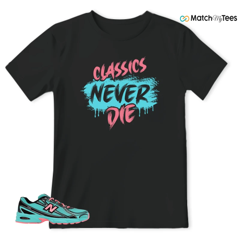 NEW BALANCE 740V2 CYBER JADE SNEAKER Matching Tees t-shirt