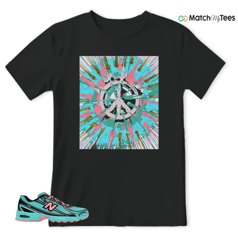 NEW BALANCE 740V2 CYBER JADE SNEAKER Matching Tees t-shirt