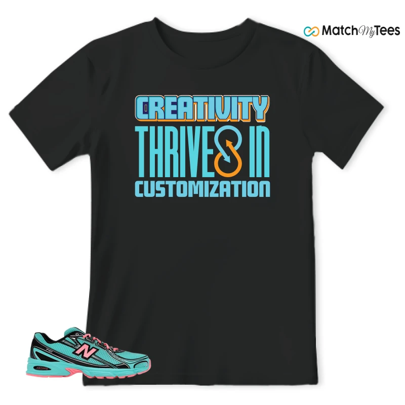 NEW BALANCE 740V2 CYBER JADE SNEAKER Matching Tees t-shirt