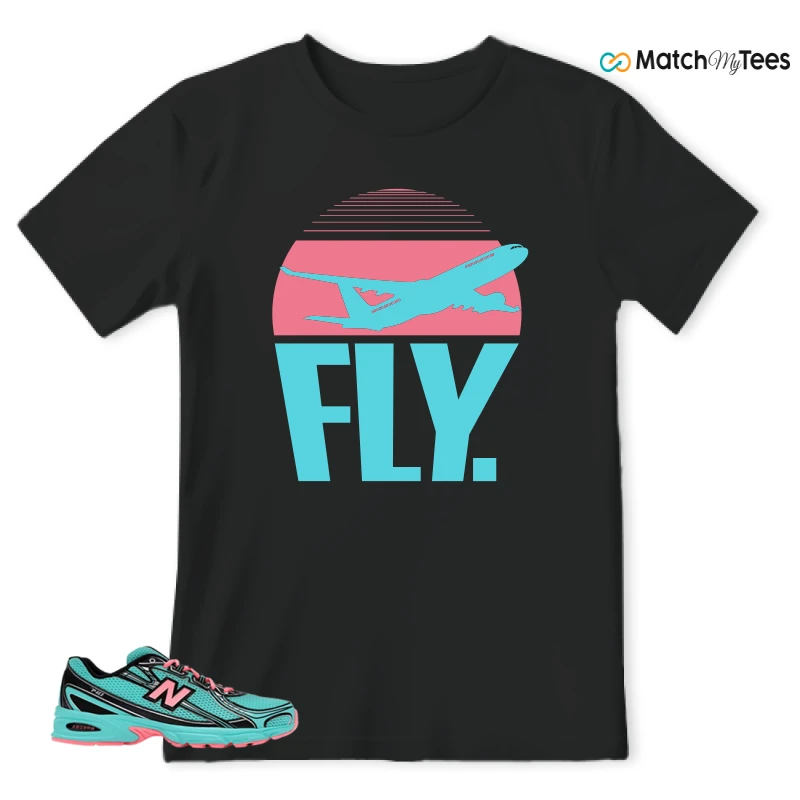 NEW BALANCE 740V2 CYBER JADE SNEAKER Matching Tees t-shirt