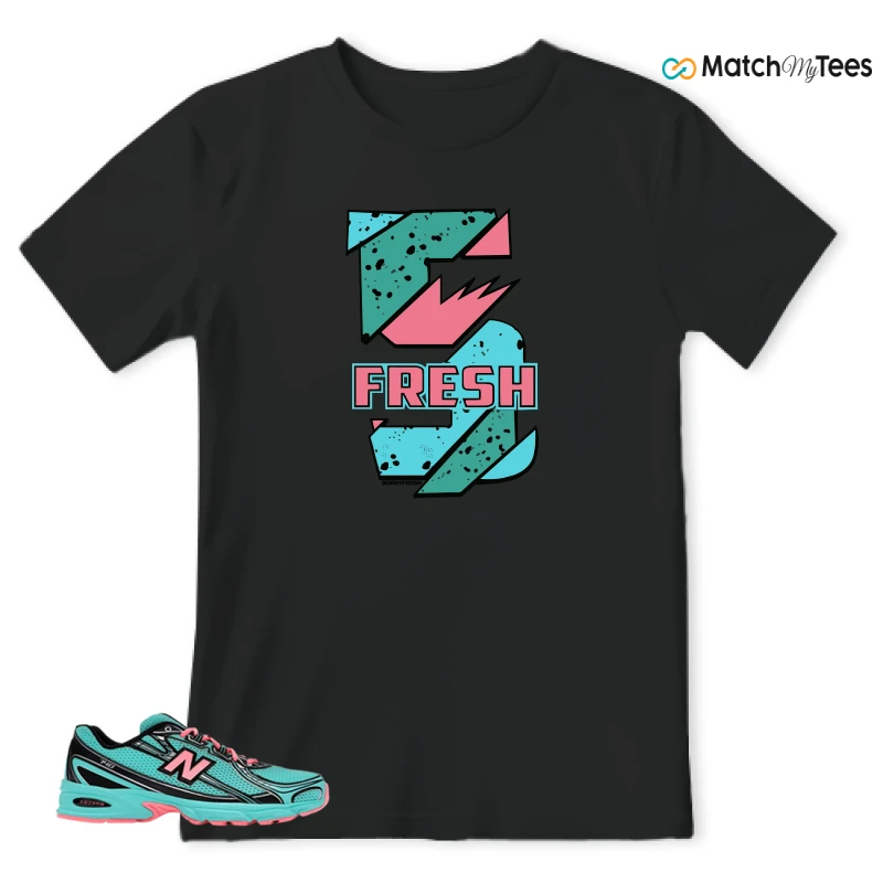 NEW BALANCE 740V2 CYBER JADE SNEAKER Matching Tees t-shirt
