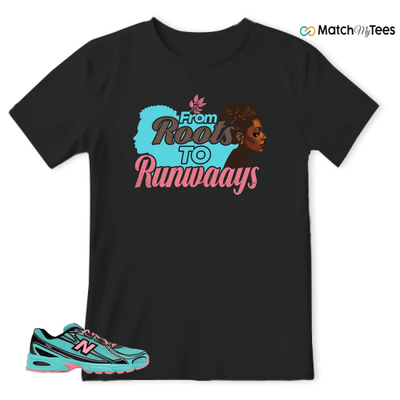 NEW BALANCE 740V2 CYBER JADE SNEAKER Matching Tees t-shirt