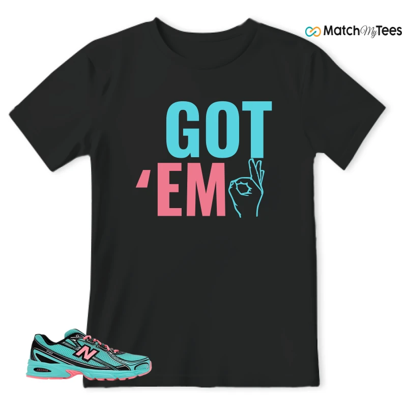 NEW BALANCE 740V2 CYBER JADE SNEAKER Matching Tees t-shirt
