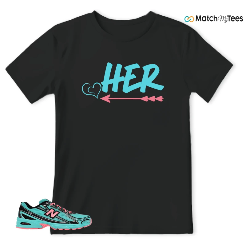 NEW BALANCE 740V2 CYBER JADE SNEAKER Matching Tees t-shirt