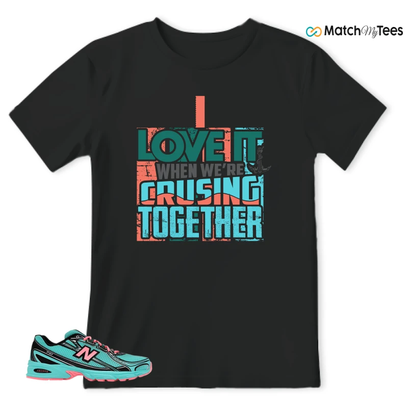 NEW BALANCE 740V2 CYBER JADE SNEAKER Matching Tees t-shirt