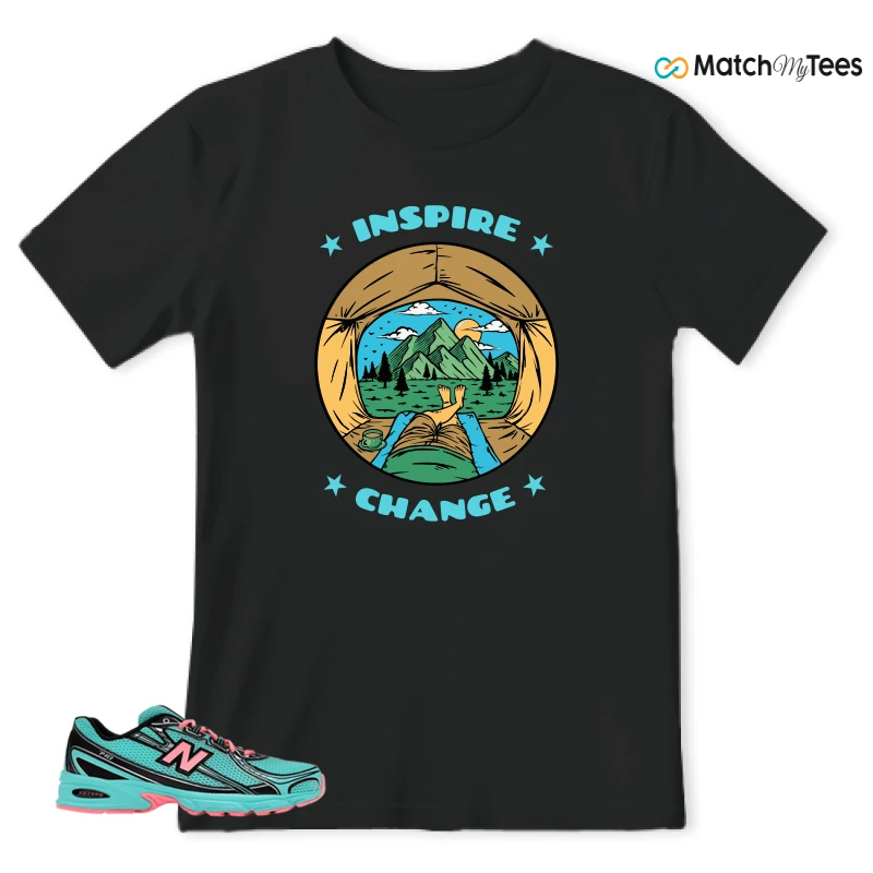 NEW BALANCE 740V2 CYBER JADE SNEAKER Matching Tees t-shirt