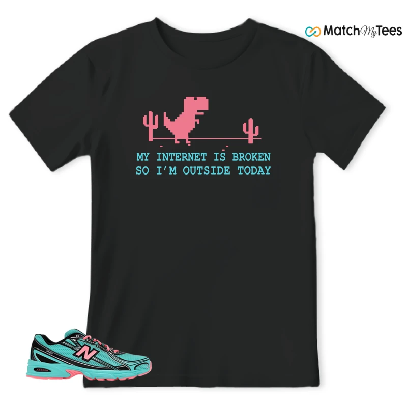 NEW BALANCE 740V2 CYBER JADE SNEAKER Matching Tees t-shirt