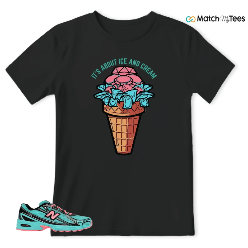 NEW BALANCE 740V2 CYBER JADE SNEAKER Matching Tees t-shirt