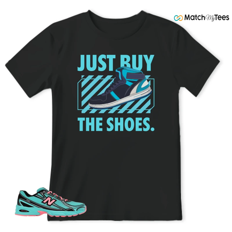 NEW BALANCE 740V2 CYBER JADE SNEAKER Matching Tees t-shirt