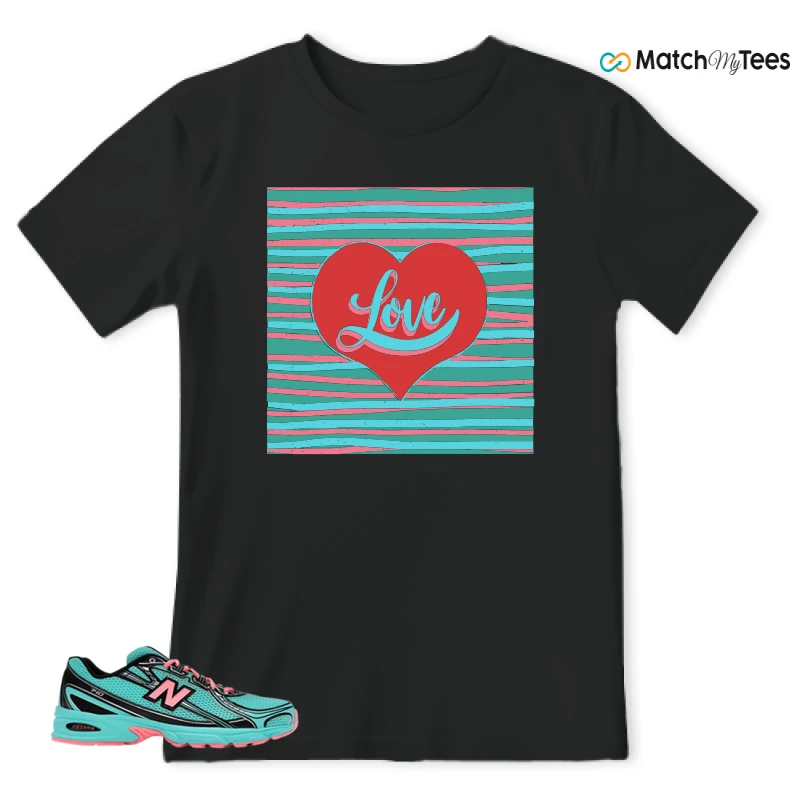 NEW BALANCE 740V2 CYBER JADE SNEAKER Matching Tees t-shirt